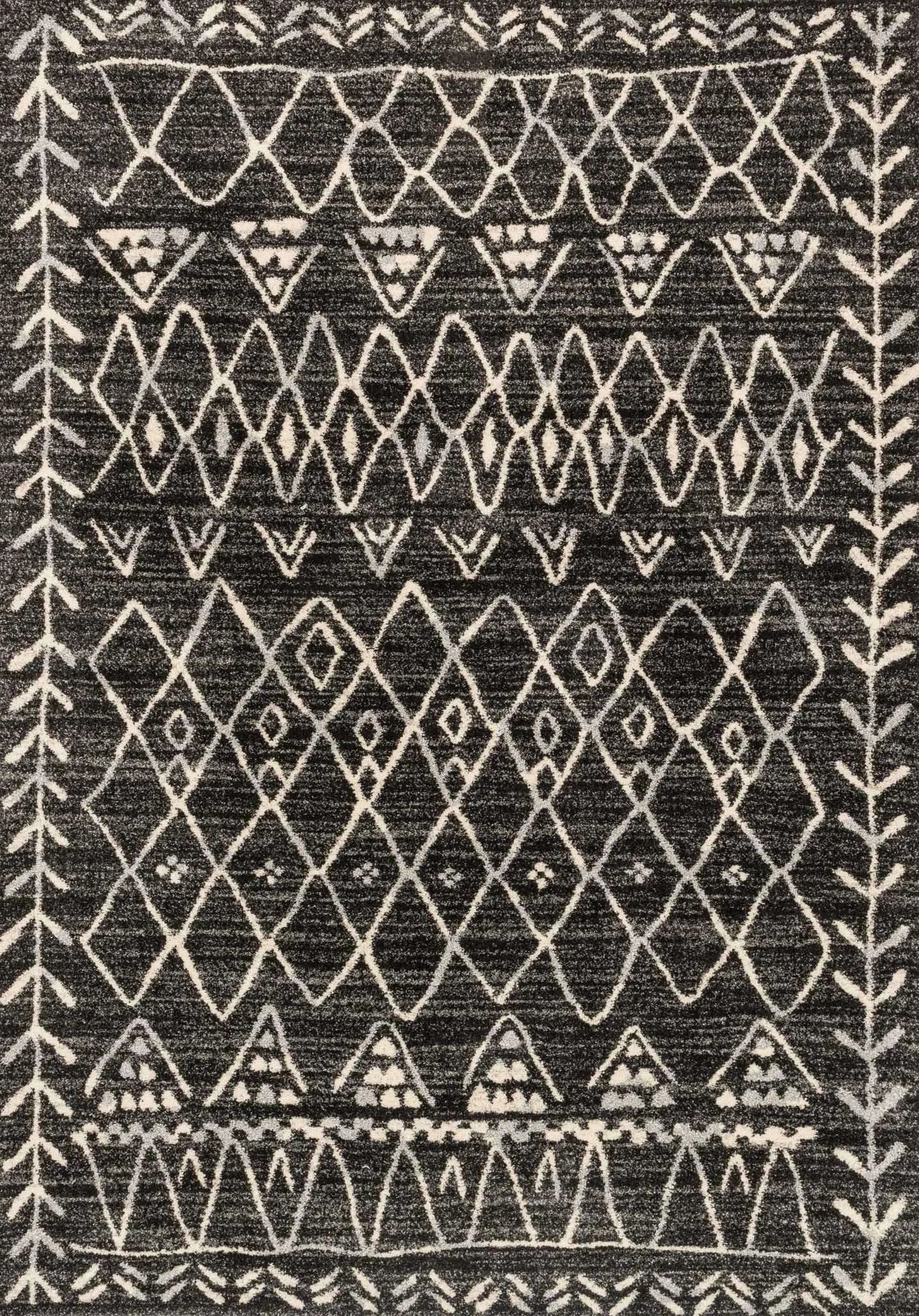 Emory EB 09 Black / Ivory Rug - Baconco