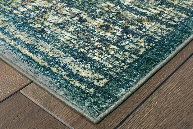 Empire 114l Blue/ Ivory Rug - Baconco