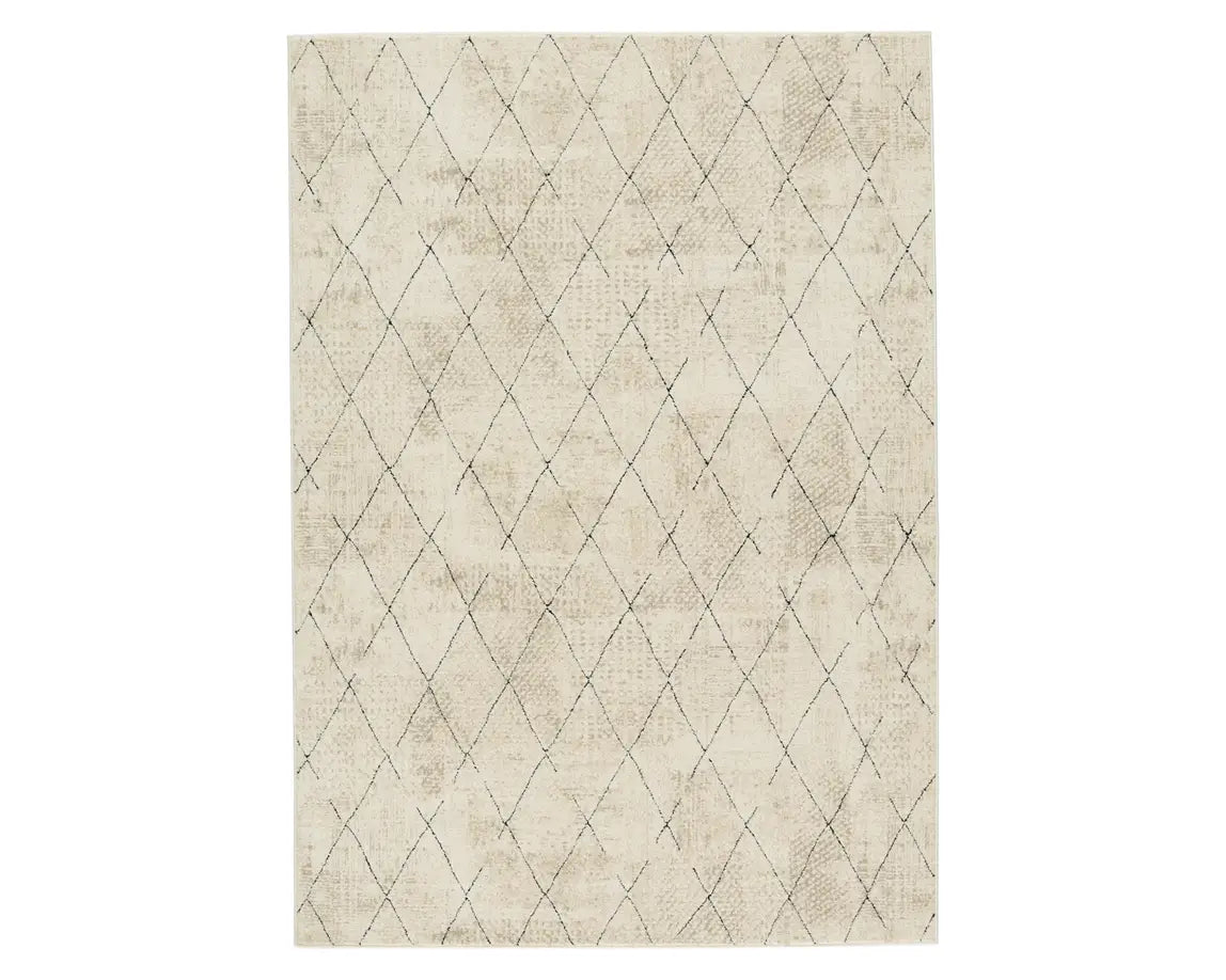 Emrys EMR03 Ivory Rug - Baconco