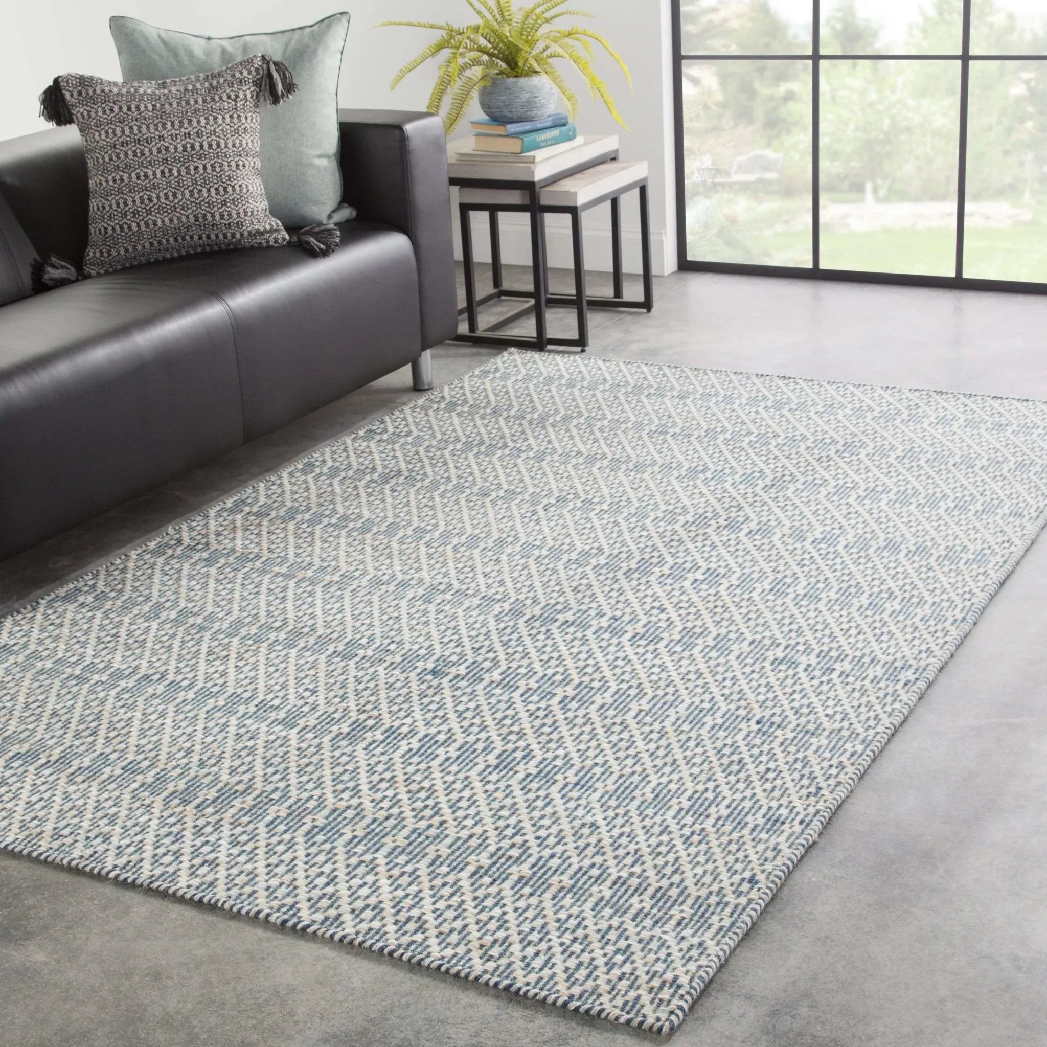 Enclave ENC02 Carrie Majolica Blue/Stargazer Rug - Baconco