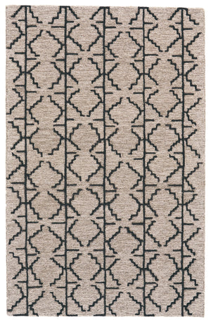 Enzo 8732F Taupe/Black Rug - Baconco