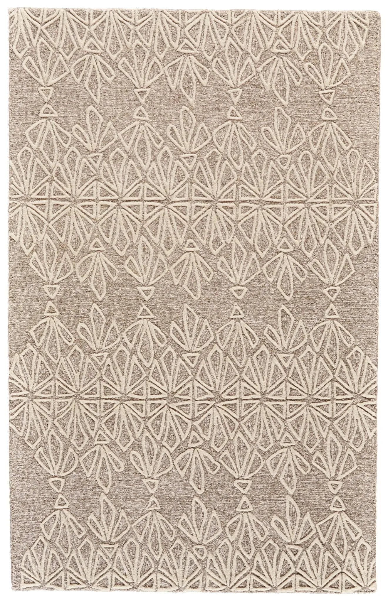 Enzo 8735F Taupe/Ivory Rug - Baconco