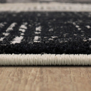 Epiphany 92210 90166 Brush Strokes Soot Rug - Baconco