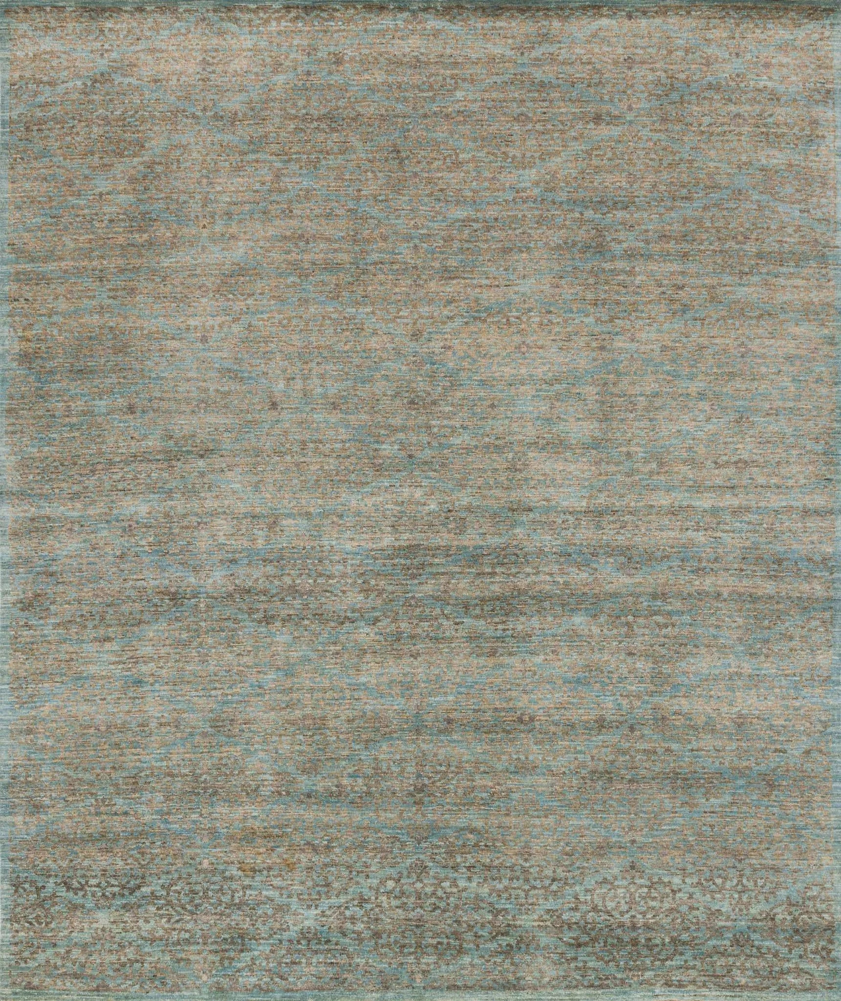 Essex EQ 01 Aqua / Sand Rug - Baconco