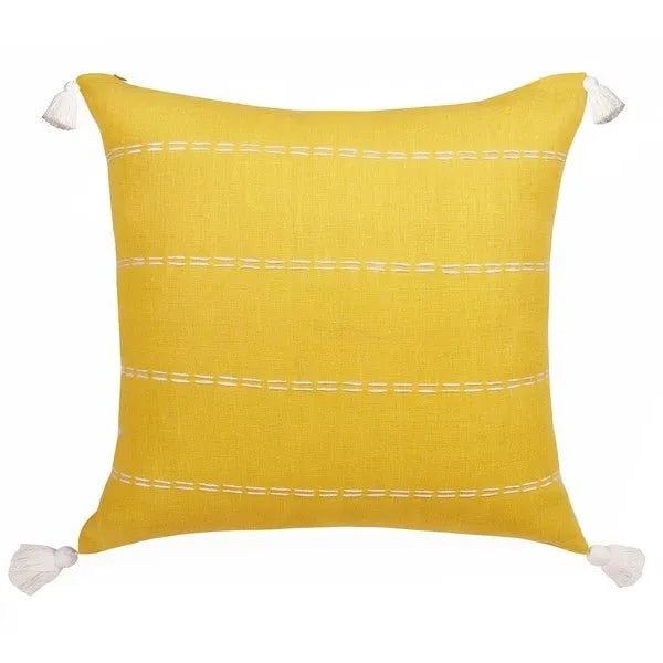 Estate 07932SMW Spicy Mustard/Star White Pillow - Baconco