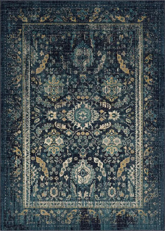 Estate 92317 50102 Cumbria Indigo Rug - Baconco