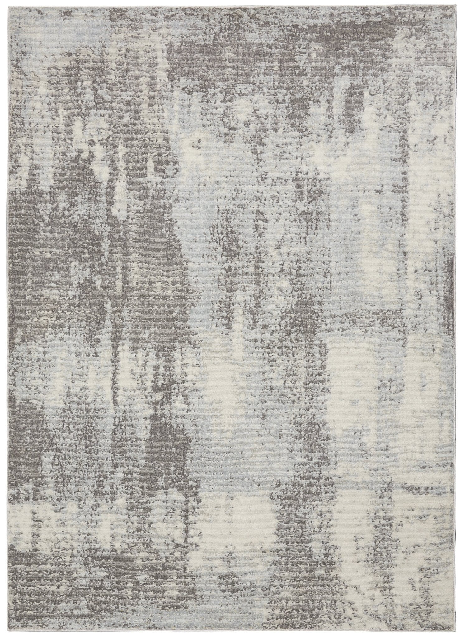 Etchings ETC02 Grey/Light Blue Rug - Baconco