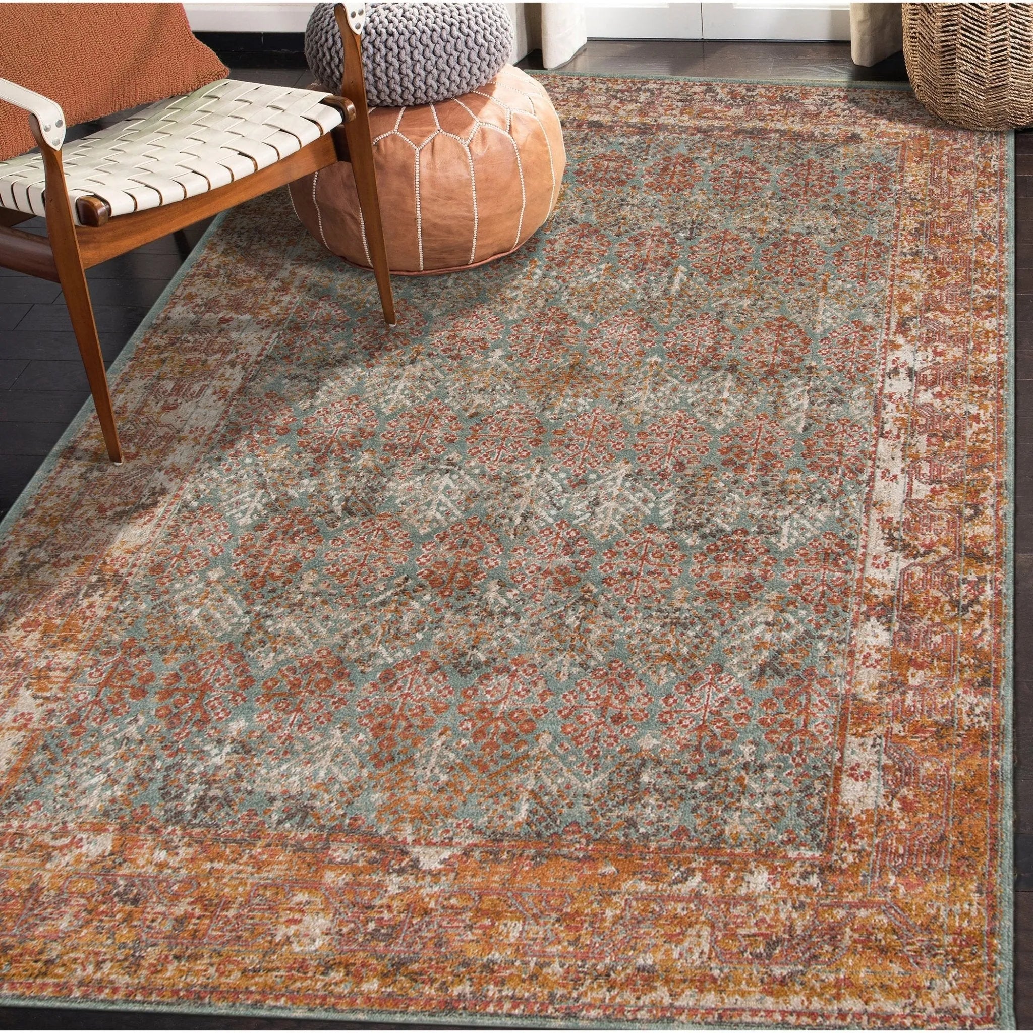 Eternal ETE-15 Teal Rug - Baconco