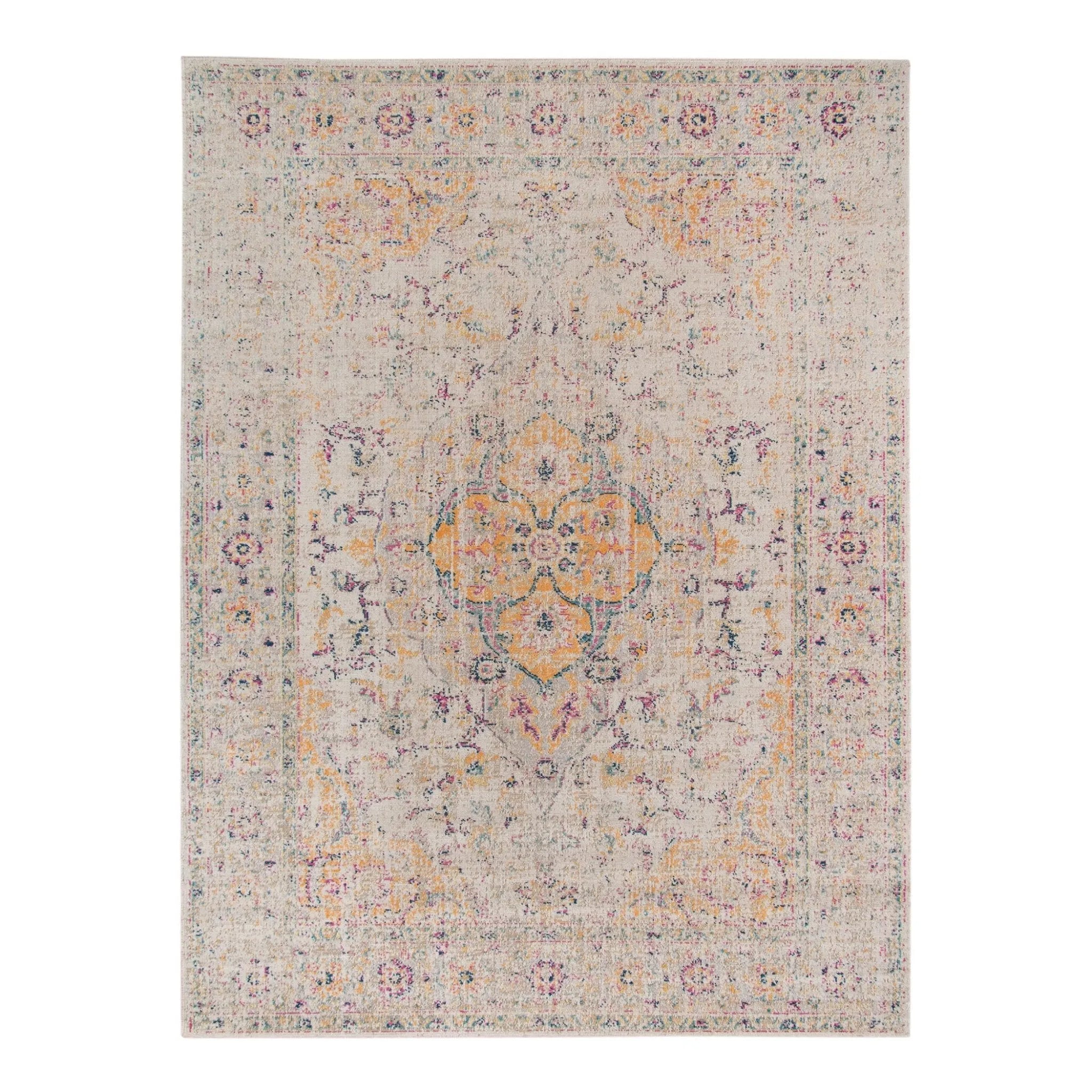 Eternal ETE-2 Ivory/Yellow Rug - Baconco