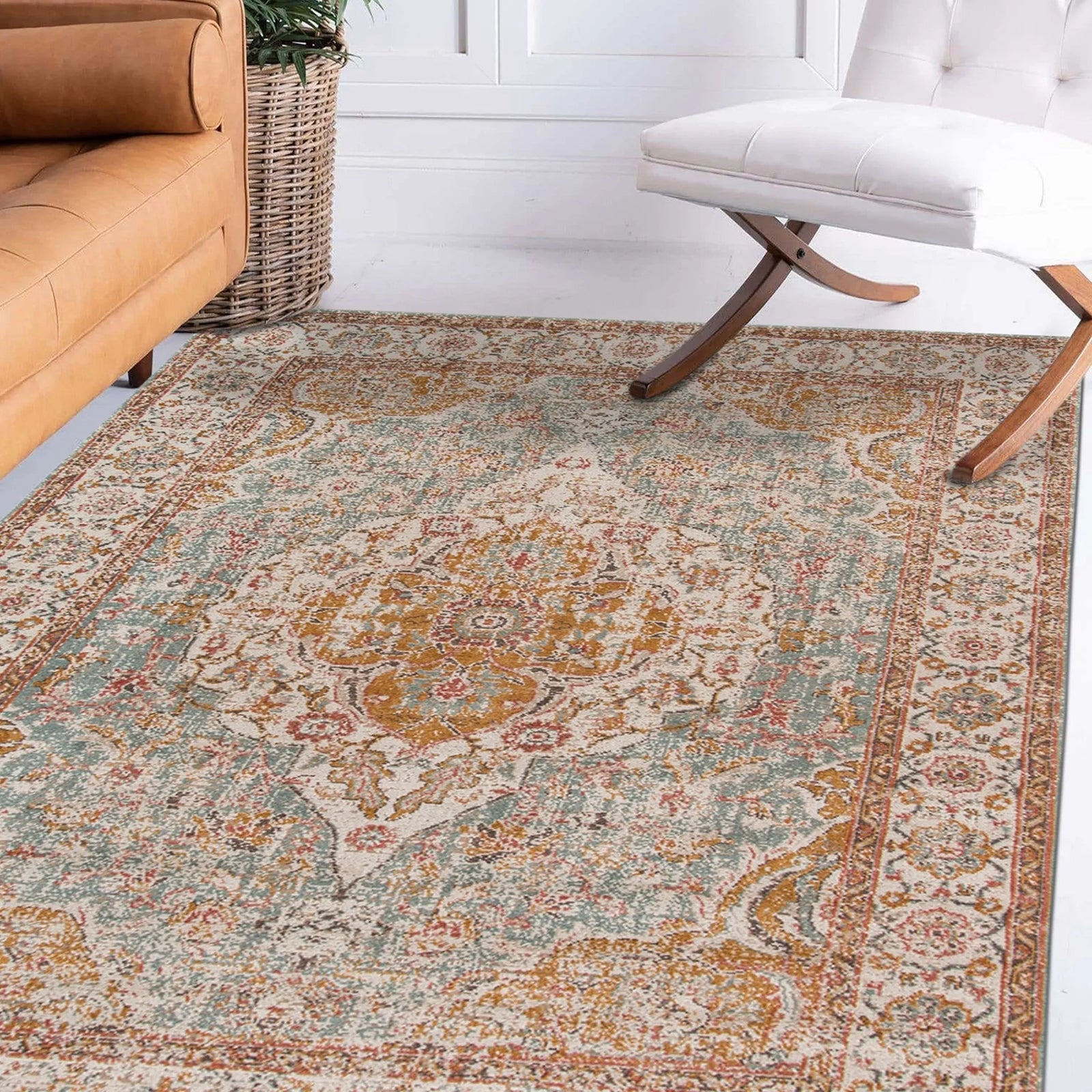 Eternal ETE-3 Sea Blue Rug - Baconco