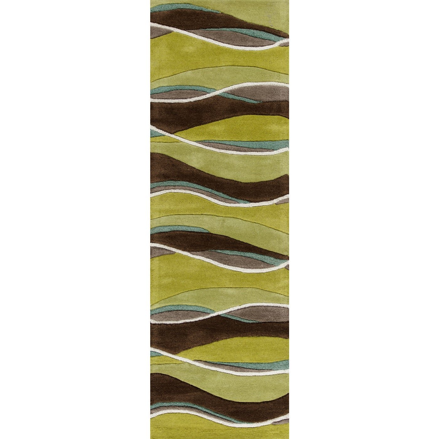 Eternity 1084 Landscapes Lime/Mocha Rug - Baconco