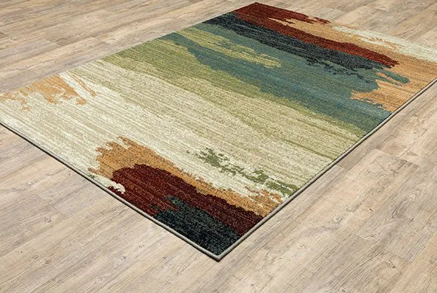 Evandale 9849A Beige/Multi Rug - Baconco