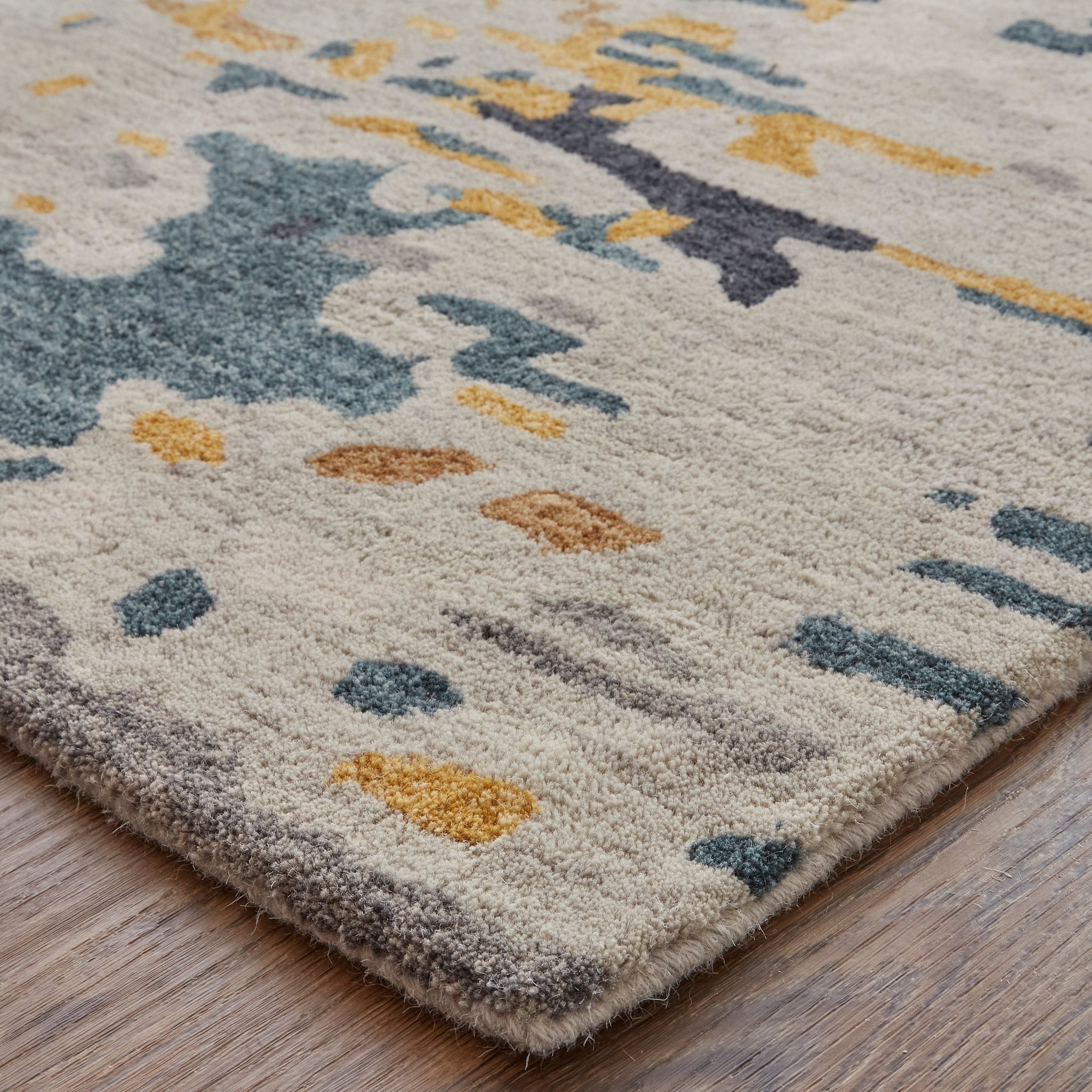 Everley EVE8644F Gray/Yellow Rug - Baconco