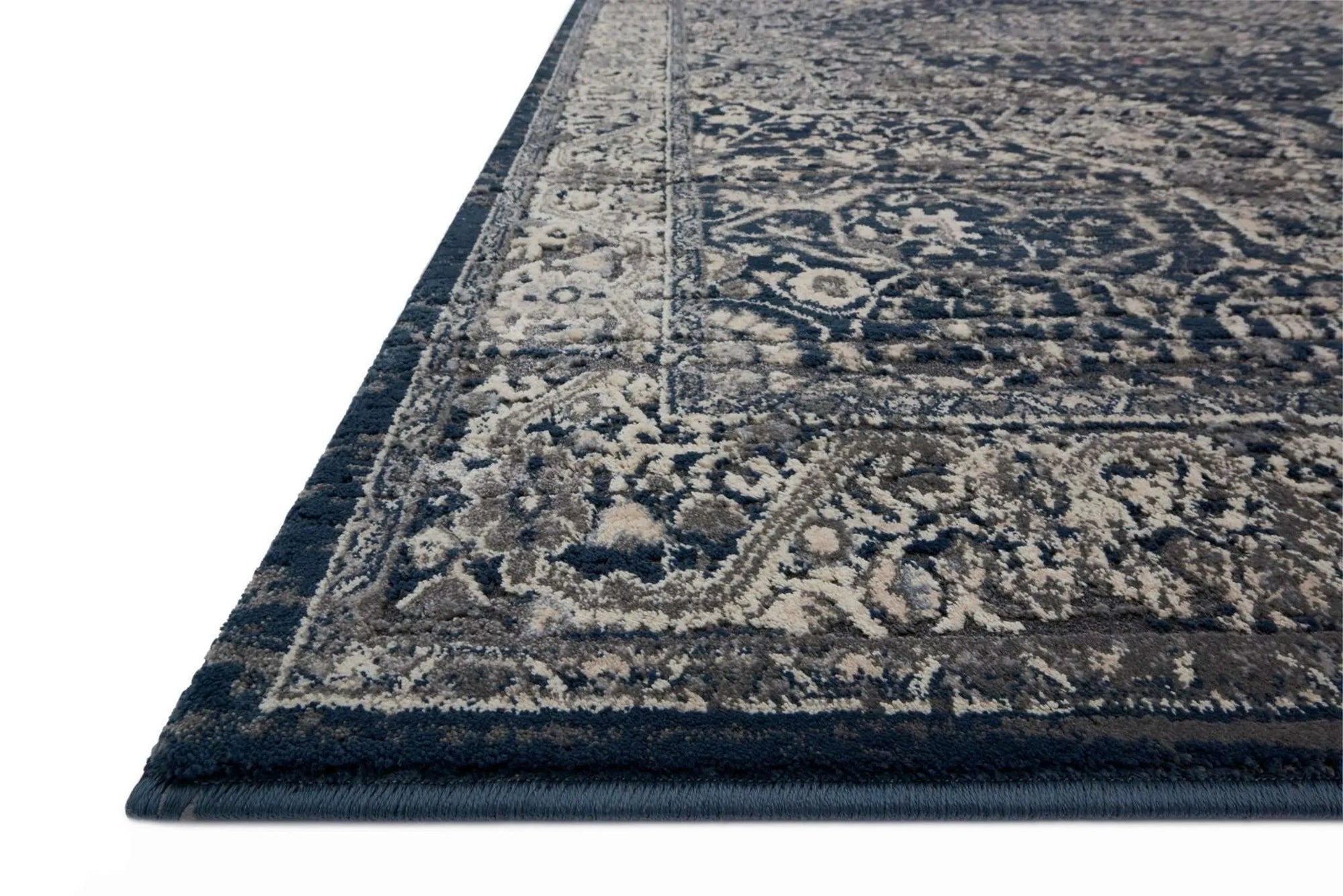 Everly by Magnolia Home VY-02 Grey/Midnight Rug - Baconco