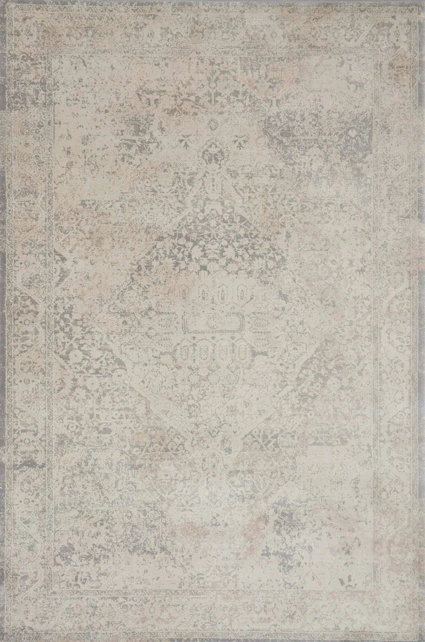 Everly by Magnolia Home VY-03 Ivory/Ivory Rug - Baconco