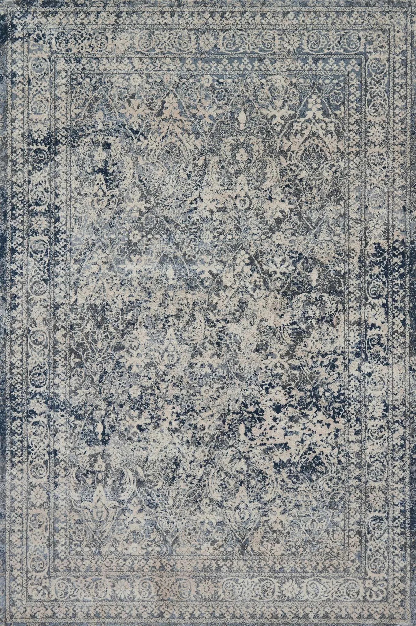 Everly by Magnolia Home VY-04 Slate/Slate Rug - Baconco