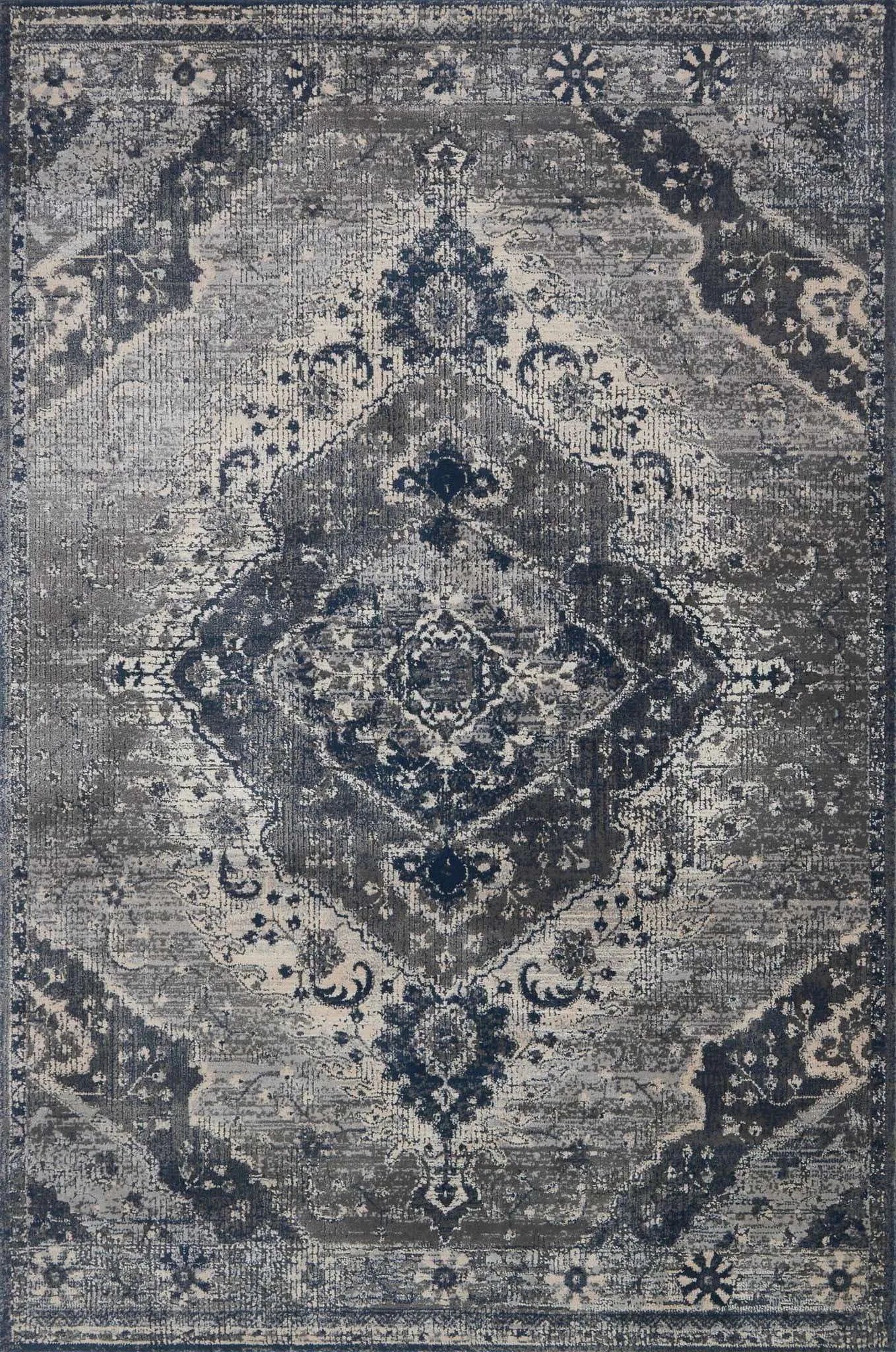 Everly by Magnolia Home VY-07 Silver/Grey Rug - Baconco