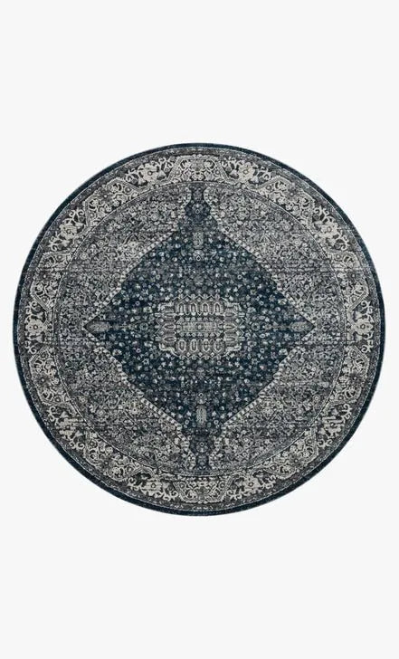 Everly by Magnolia Home VY-02 Grey/Midnight Rug - Baconco