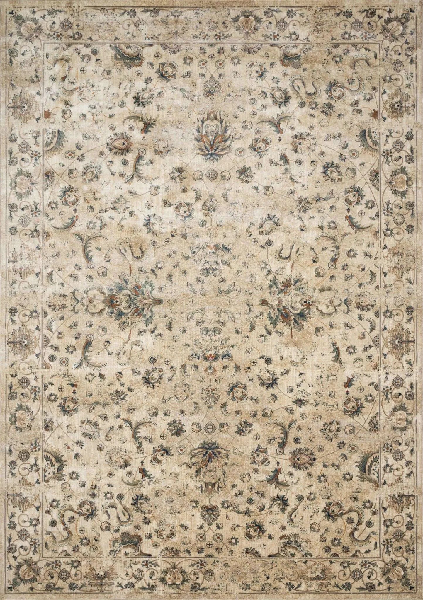 Evie By Magnolia Home Vu 04 Ivory Multi Rug - Baconco