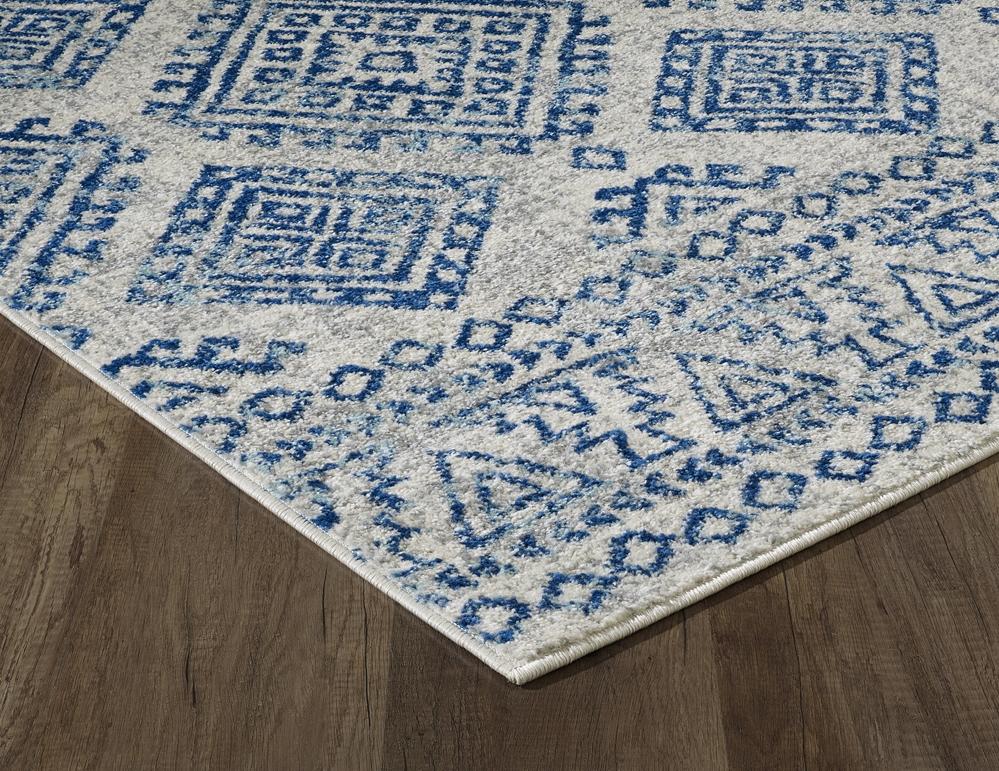 Evolution 5104 Ivory/Blue Calypso Rug - Baconco