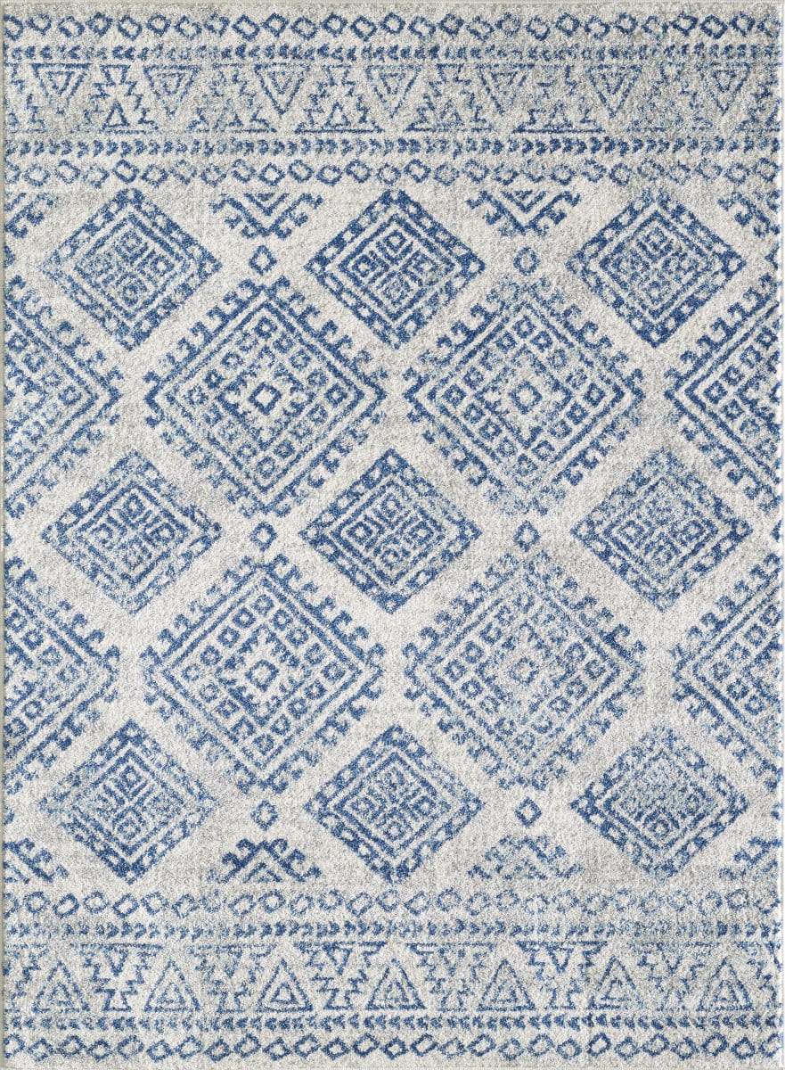 Evolution 5104 Ivory/Blue Calypso Rug - Baconco