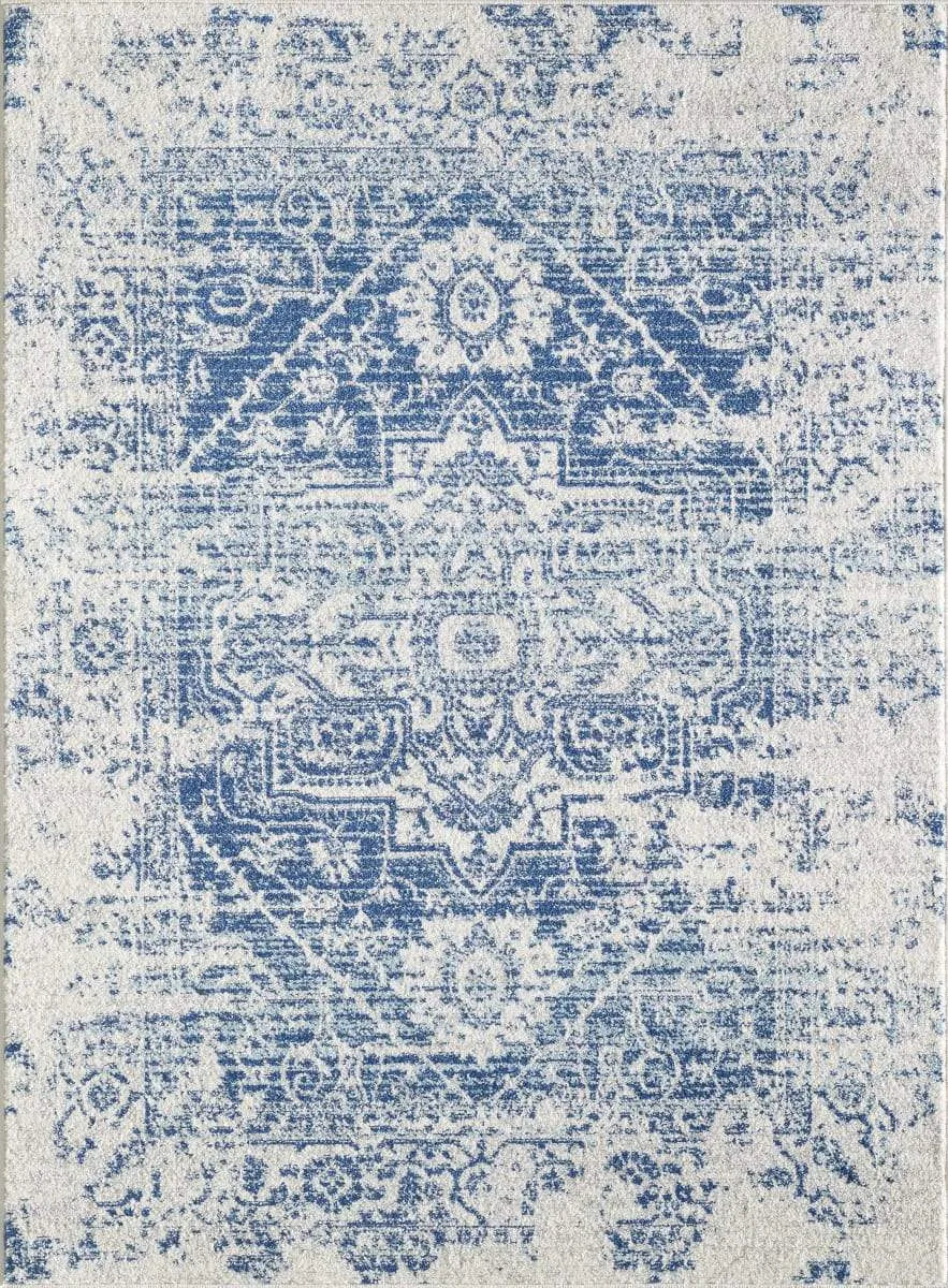 Evolution 5106 Ivory/Blue Verona Rug - Baconco