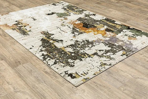 Evolution 7770J Beige/ Charcoal Rug - Baconco