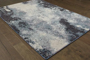 Evolution 8000B Navy/ Ivory Rug - Baconco