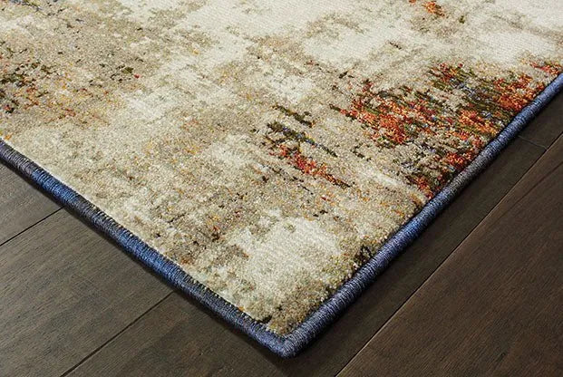 Evolution 8001A Ivory/ Multi Rug - Baconco