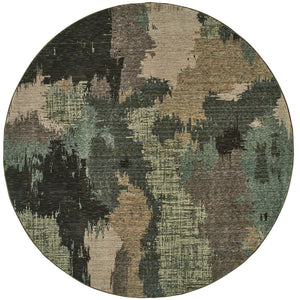 Evolution 8011B Blue/ Brown Rug - Baconco