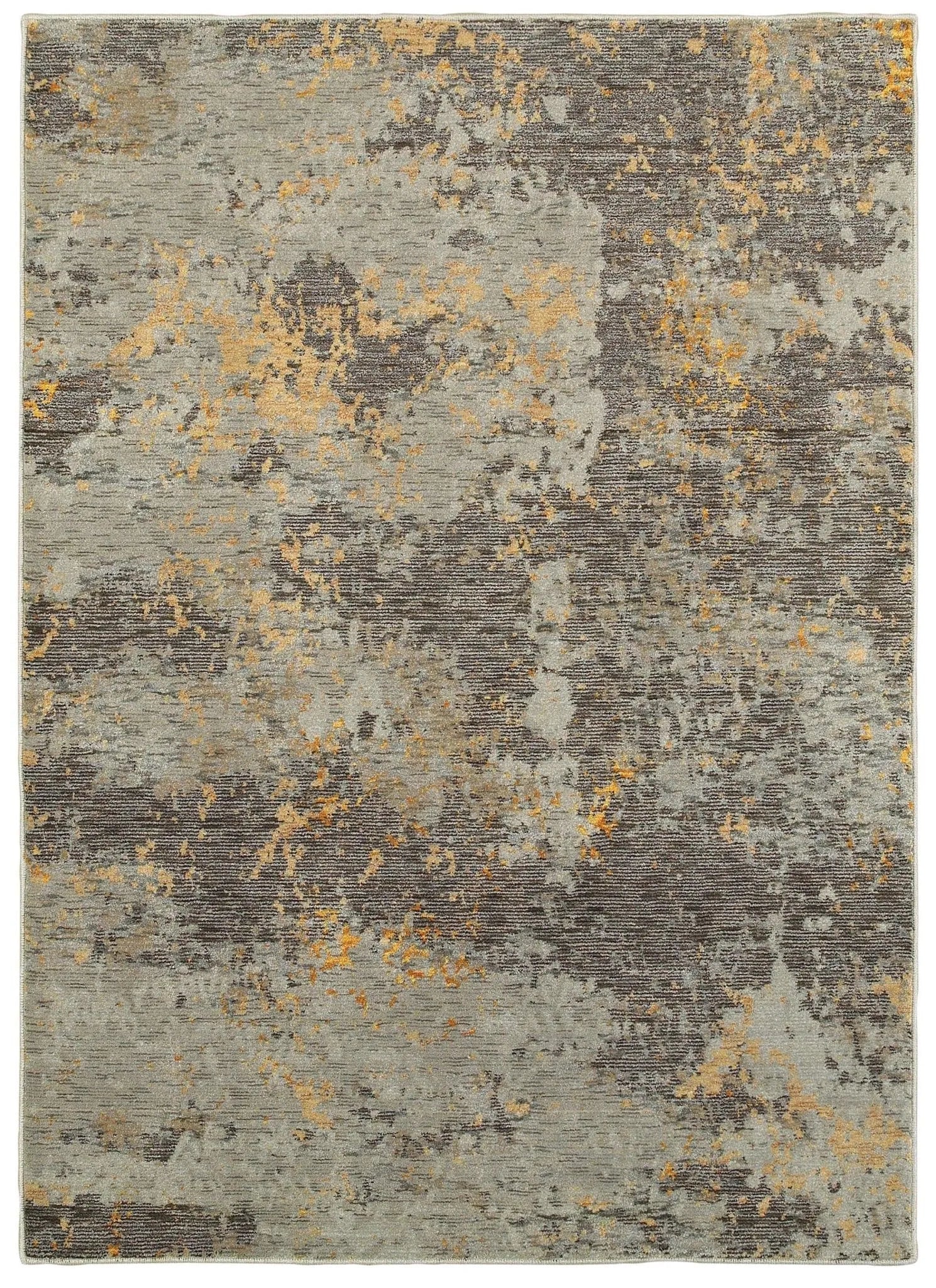 Evolution 8025B Grey/ Gold Rug - Baconco