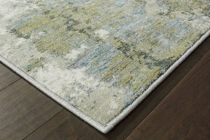 Evolution 8039E Blue/ Green Rug - Baconco