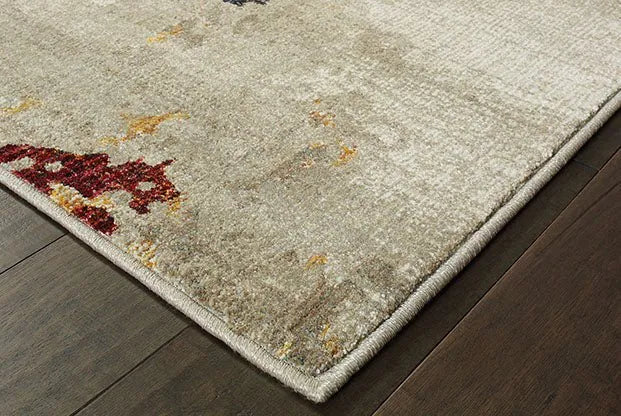 Evolution 8043K Beige/ Blue Rug - Baconco