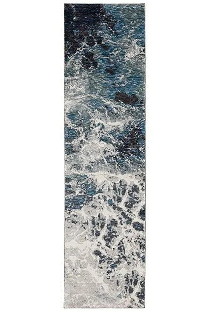 Evolution 962A Blue/Ivory Rug - Baconco