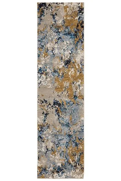 Evolution 980A Blue/Gold Rug - Baconco