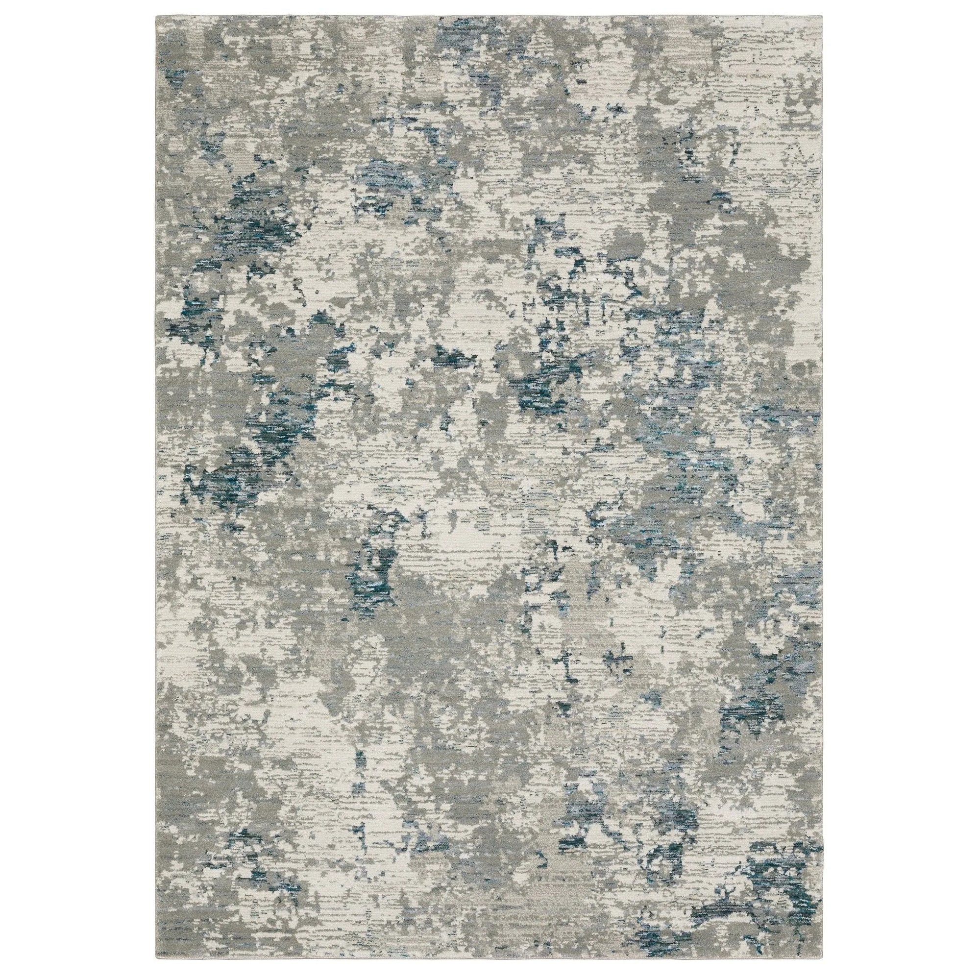 Evolution 984D Grey/Blue Rug - Baconco