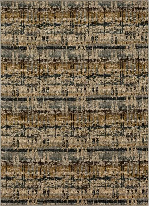 Expressions Kaleidoscopic Denim by Scott Living 91675 50128 Rug - Baconco