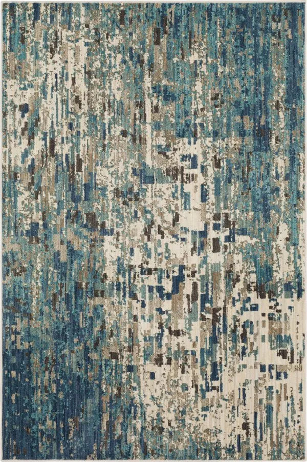 Expressions Precipice Lagoon by Scott Living 91676 50137 Rug - Baconco