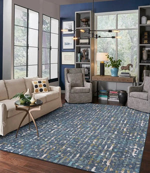 Expressions Wellspring Admiral Blue by Scott Living 91668 50136 Rug - Baconco