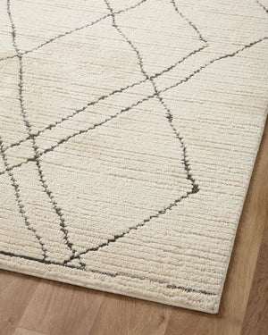 Fabian FAB-02 Ivory/Charcoal Rug - Baconco