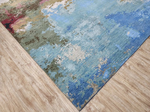 Faire 4072 Sea Blue/Gold Rug - Baconco