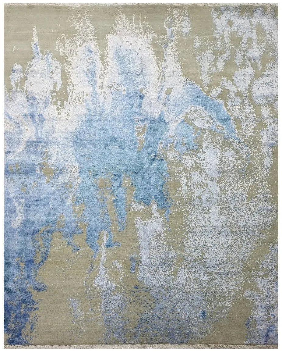 Faire 6053 Beige/Sea Blue Rug - Baconco