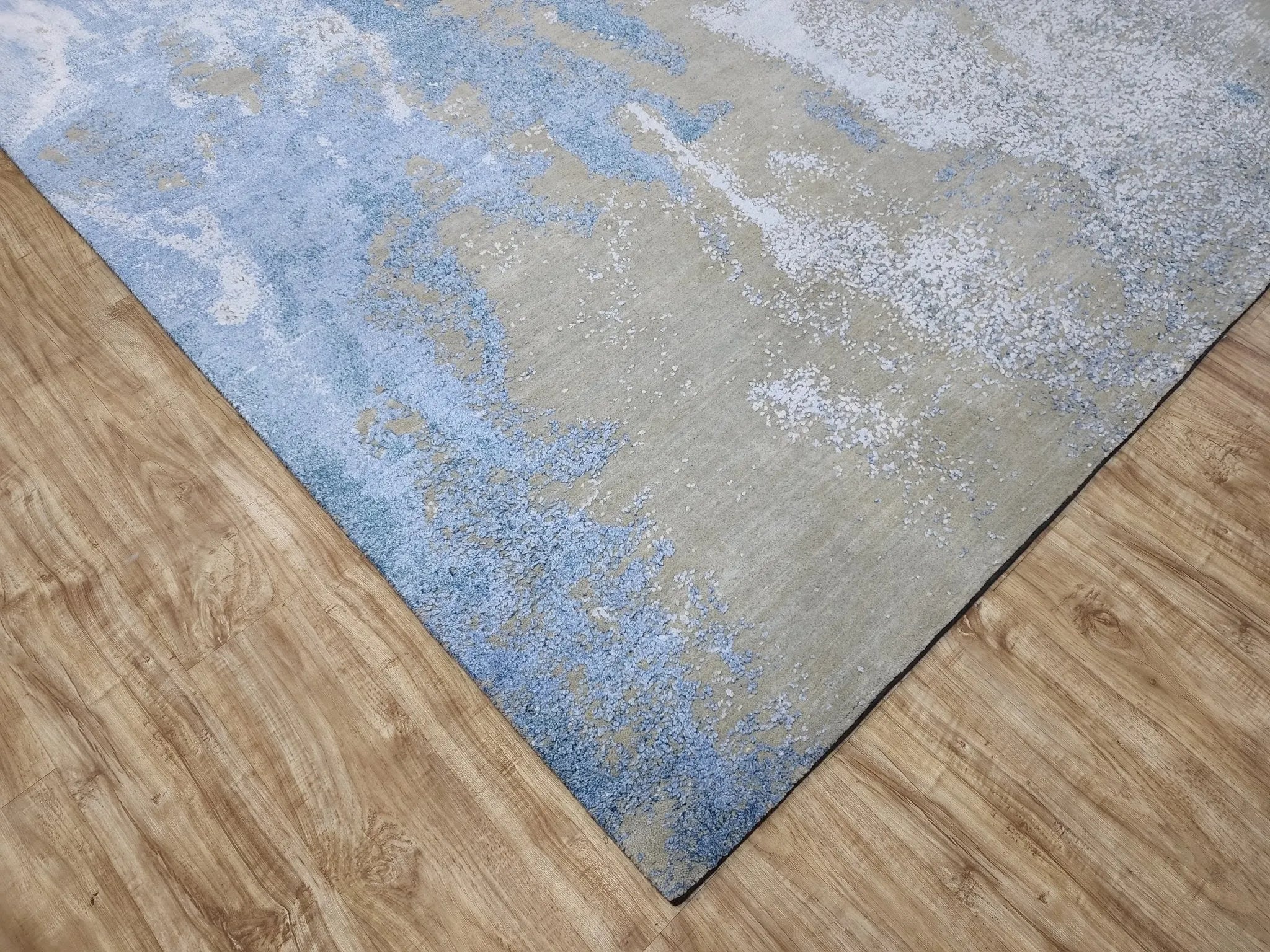 Faire 6053 Beige/Sea Blue Rug - Baconco