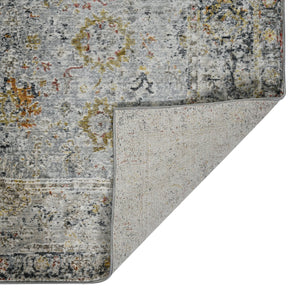 Fairmont FAI-1 Charcoal/Yellow Rug - Baconco