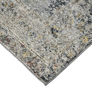 Fairmont FAI-1 Charcoal/Yellow Rug - Baconco