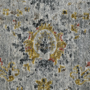 Fairmont FAI-1 Charcoal/Yellow Rug - Baconco