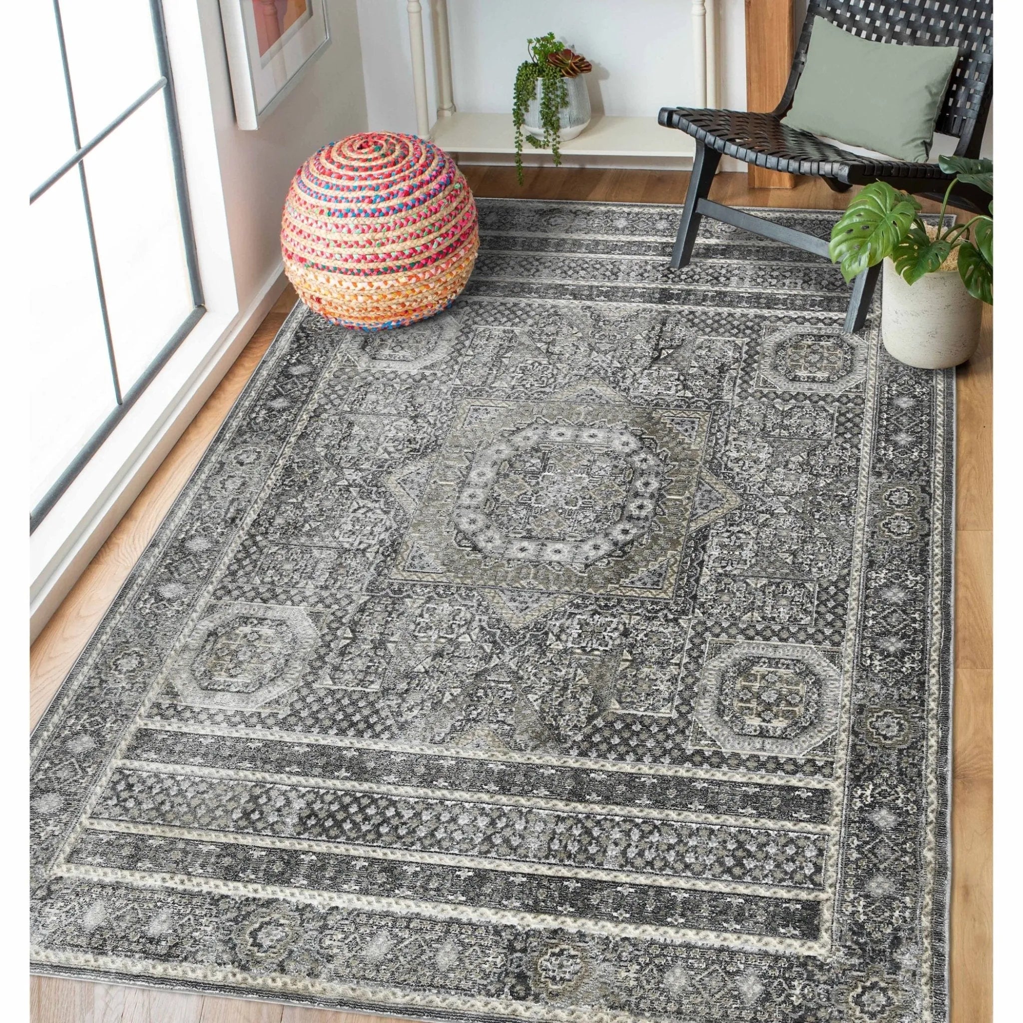 Fairmont FAI-6 Charcoal Rug - Baconco