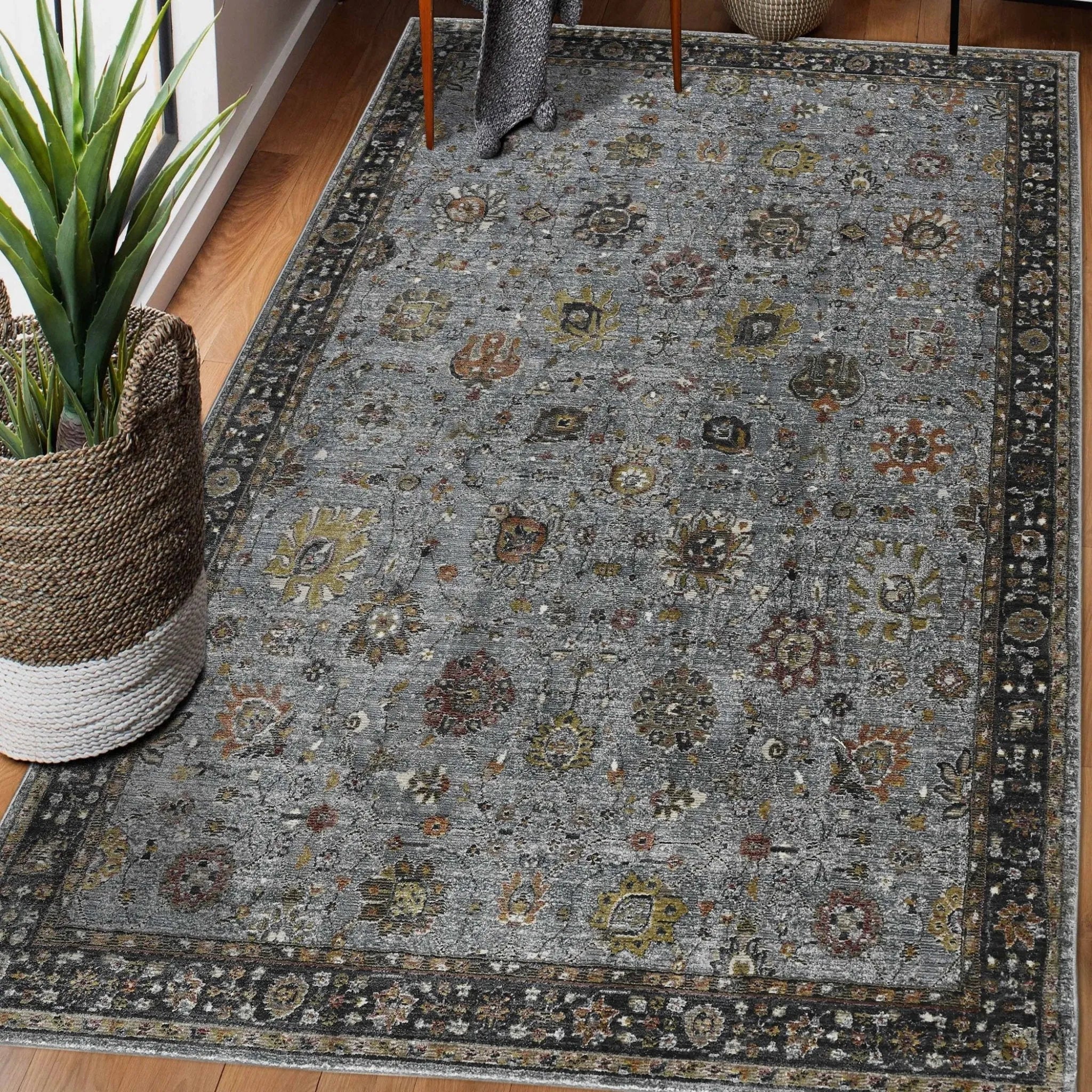 Fairmont FAI-7 Grey Rug - Baconco