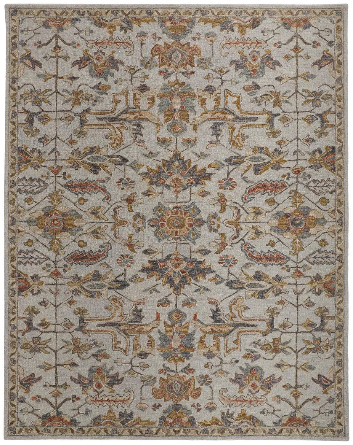 Fallon 8838F Gray/Gold Rug - Baconco