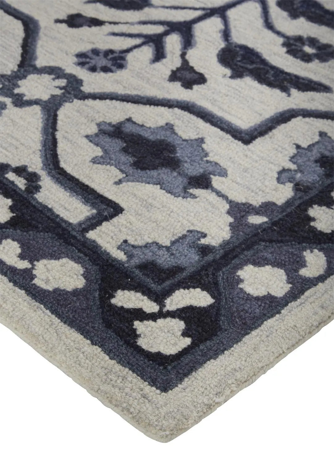 Fallon 8839F Gray/Blue Rug - Baconco